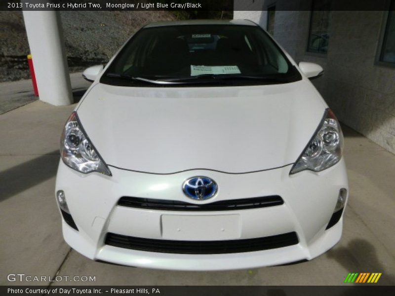 Moonglow / Light Blue Gray/Black 2013 Toyota Prius c Hybrid Two