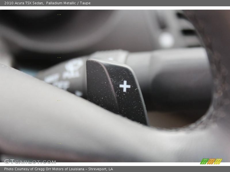 Palladium Metallic / Taupe 2010 Acura TSX Sedan