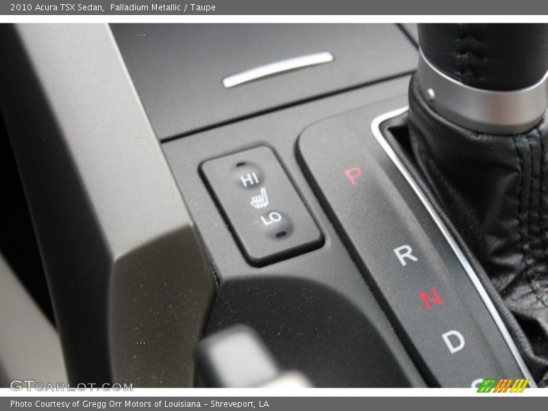 Palladium Metallic / Taupe 2010 Acura TSX Sedan