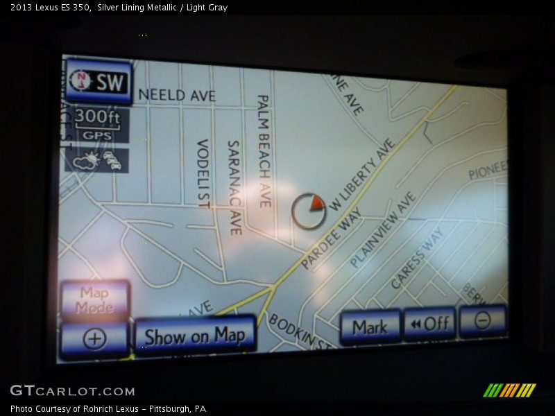 Silver Lining Metallic / Light Gray 2013 Lexus ES 350