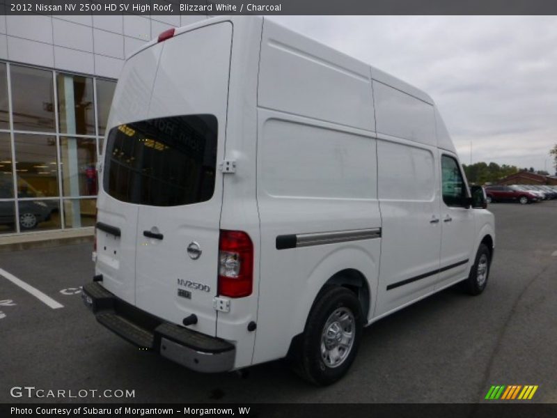 Blizzard White / Charcoal 2012 Nissan NV 2500 HD SV High Roof