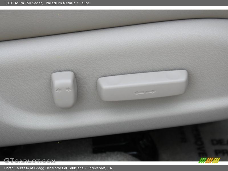 Palladium Metallic / Taupe 2010 Acura TSX Sedan