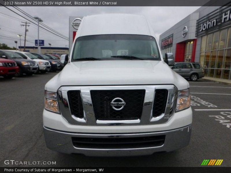 Blizzard White / Charcoal 2012 Nissan NV 2500 HD SV High Roof