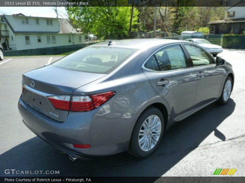 Nebula Gray Pearl / Black 2013 Lexus ES 350