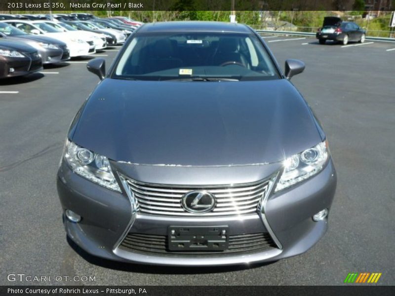 Nebula Gray Pearl / Black 2013 Lexus ES 350