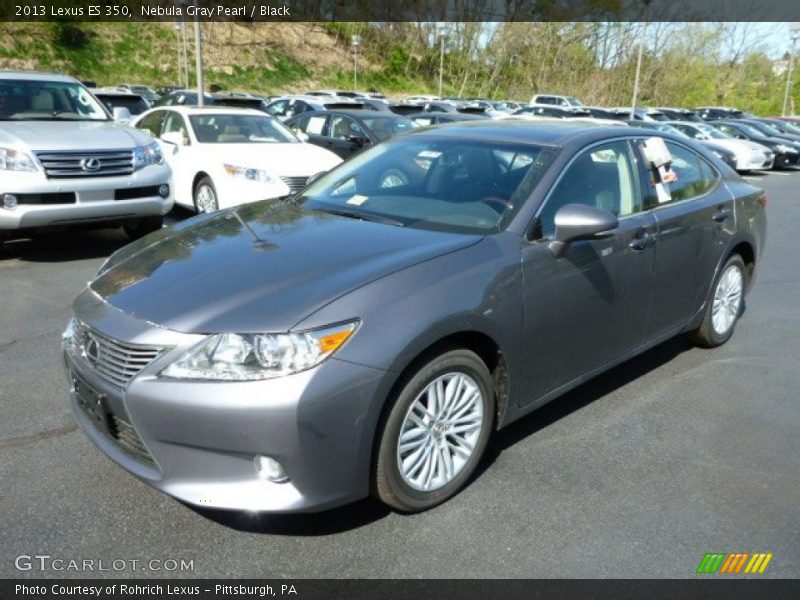 Nebula Gray Pearl / Black 2013 Lexus ES 350