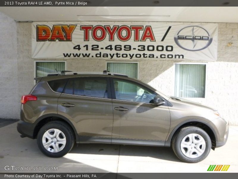 Pyrite Mica / Beige 2013 Toyota RAV4 LE AWD