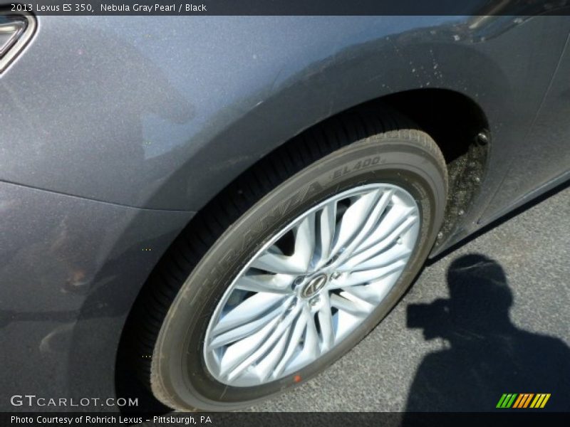 Nebula Gray Pearl / Black 2013 Lexus ES 350