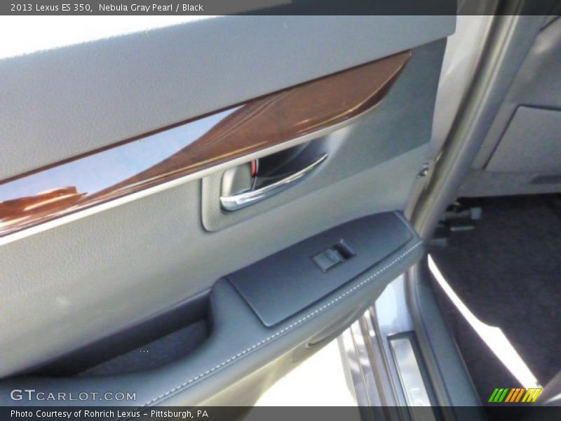 Nebula Gray Pearl / Black 2013 Lexus ES 350