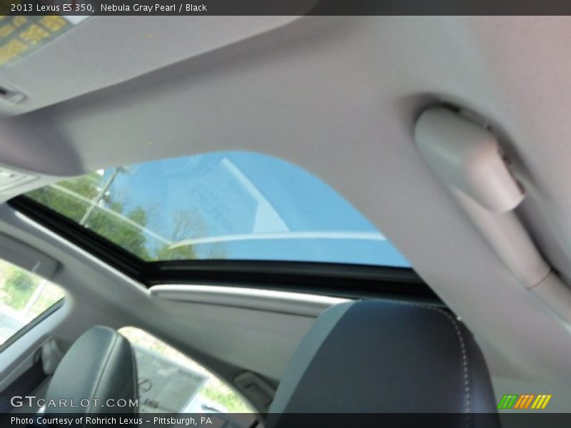 Nebula Gray Pearl / Black 2013 Lexus ES 350