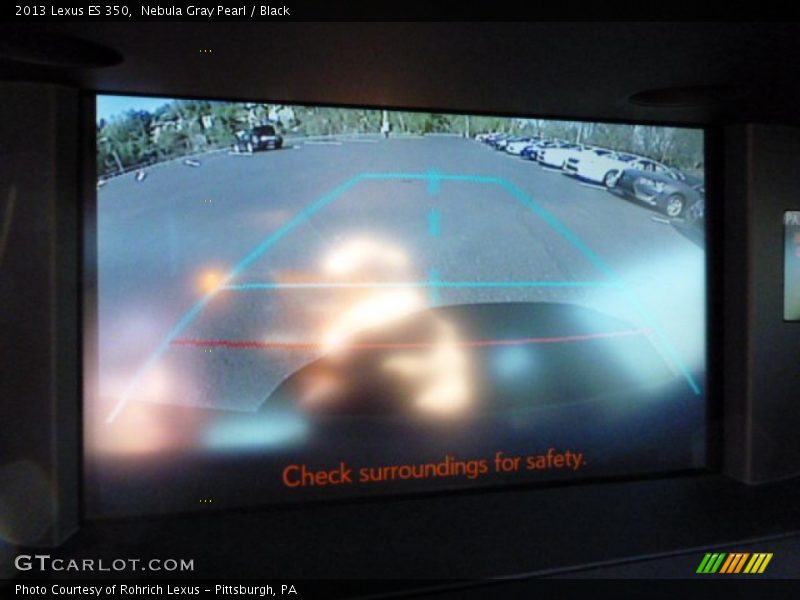Nebula Gray Pearl / Black 2013 Lexus ES 350