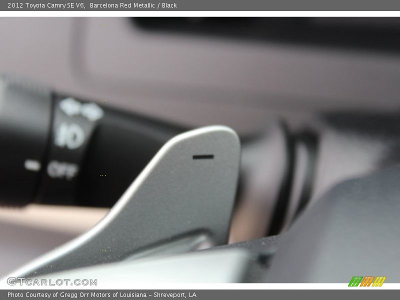 Barcelona Red Metallic / Black 2012 Toyota Camry SE V6