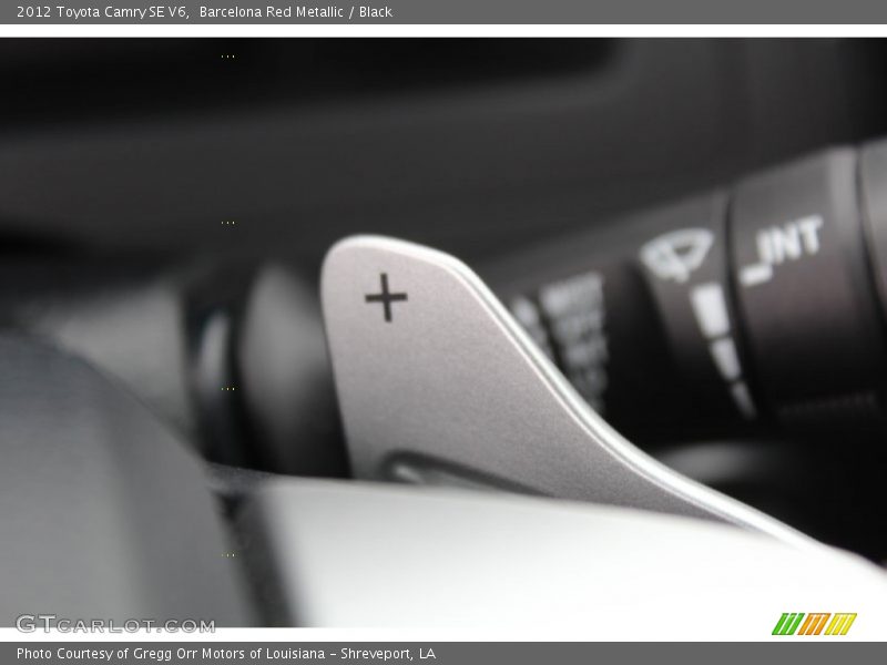 Barcelona Red Metallic / Black 2012 Toyota Camry SE V6