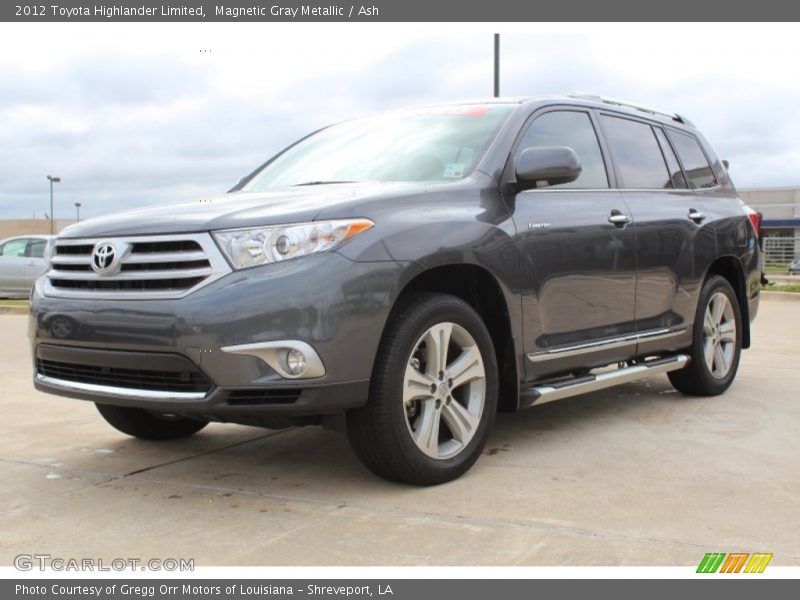 Magnetic Gray Metallic / Ash 2012 Toyota Highlander Limited