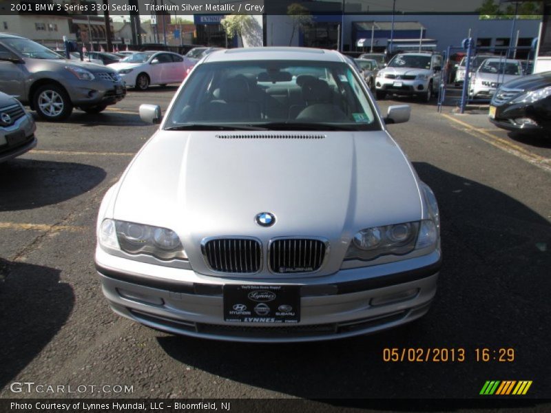 Titanium Silver Metallic / Grey 2001 BMW 3 Series 330i Sedan