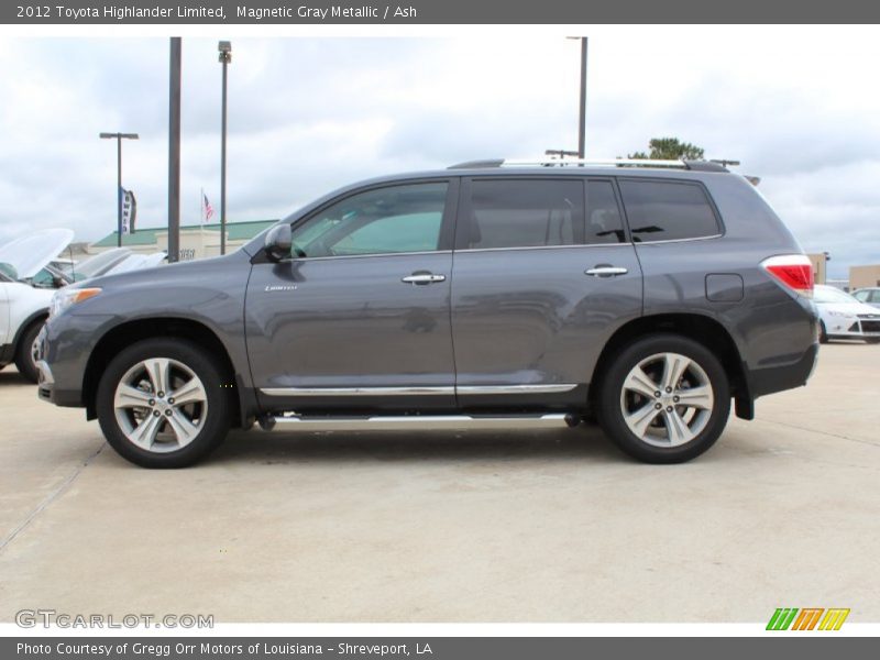 Magnetic Gray Metallic / Ash 2012 Toyota Highlander Limited
