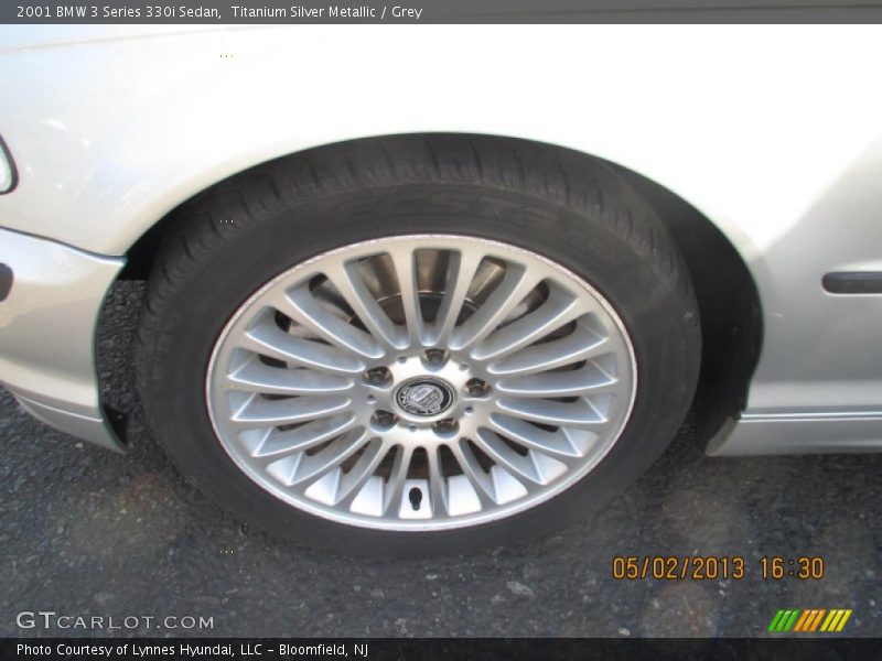Titanium Silver Metallic / Grey 2001 BMW 3 Series 330i Sedan