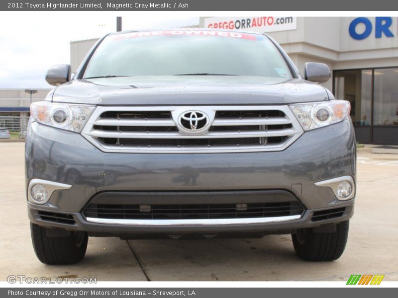Magnetic Gray Metallic / Ash 2012 Toyota Highlander Limited