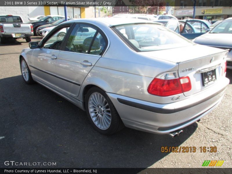 Titanium Silver Metallic / Grey 2001 BMW 3 Series 330i Sedan