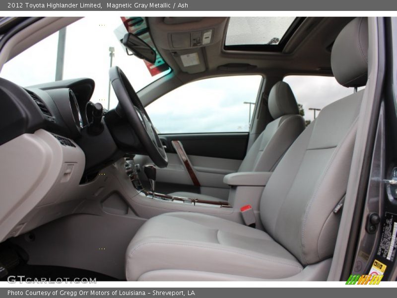 Magnetic Gray Metallic / Ash 2012 Toyota Highlander Limited