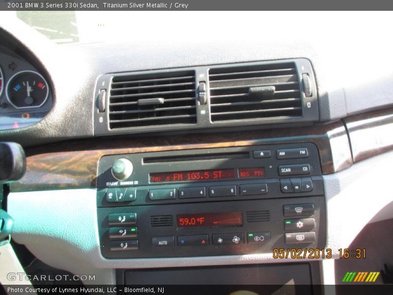 Titanium Silver Metallic / Grey 2001 BMW 3 Series 330i Sedan