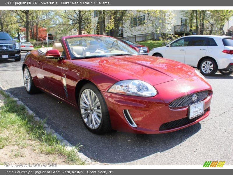 Claret Red Metallic / Caramel 2010 Jaguar XK XK Convertible