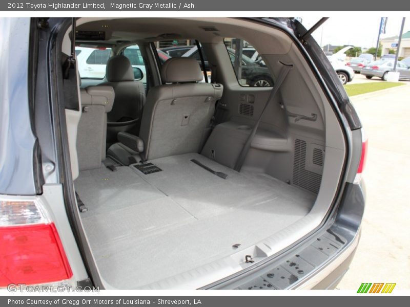 Magnetic Gray Metallic / Ash 2012 Toyota Highlander Limited