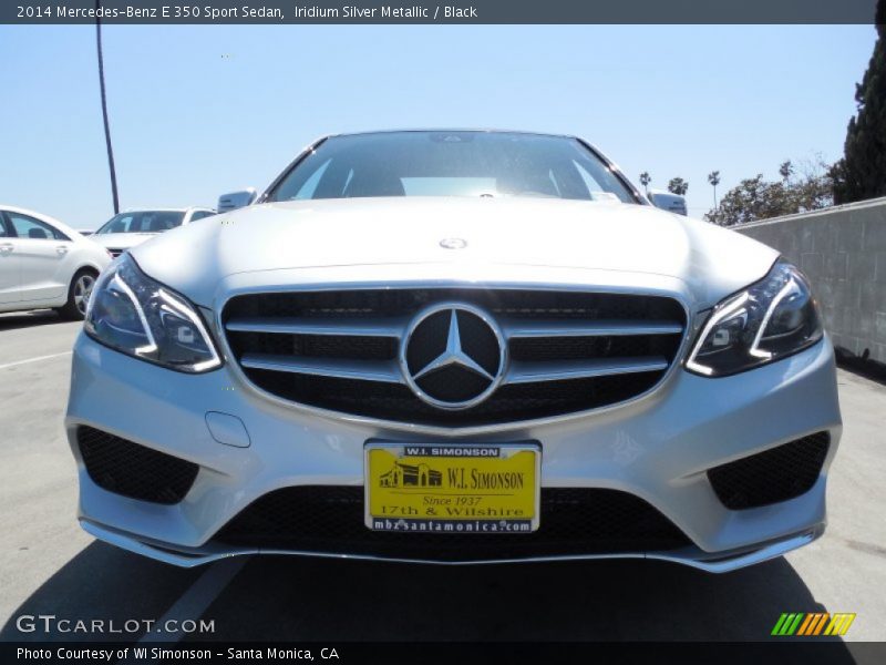 Iridium Silver Metallic / Black 2014 Mercedes-Benz E 350 Sport Sedan