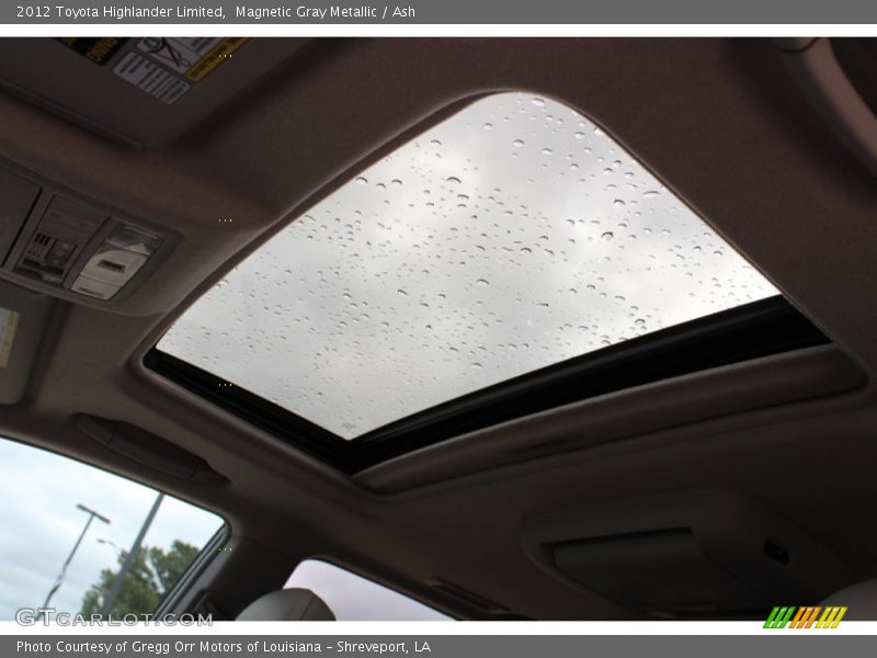 Magnetic Gray Metallic / Ash 2012 Toyota Highlander Limited
