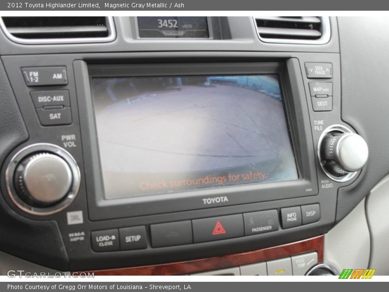 Magnetic Gray Metallic / Ash 2012 Toyota Highlander Limited