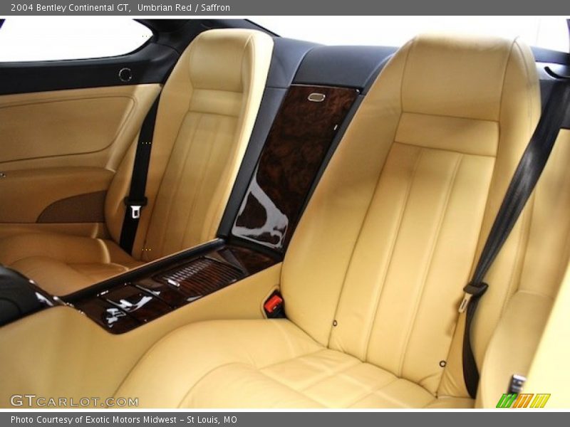 Rear Seat of 2004 Continental GT 