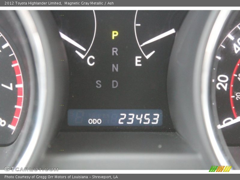 Magnetic Gray Metallic / Ash 2012 Toyota Highlander Limited