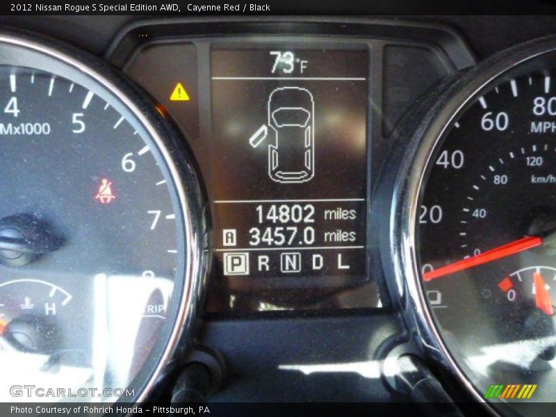 Cayenne Red / Black 2012 Nissan Rogue S Special Edition AWD