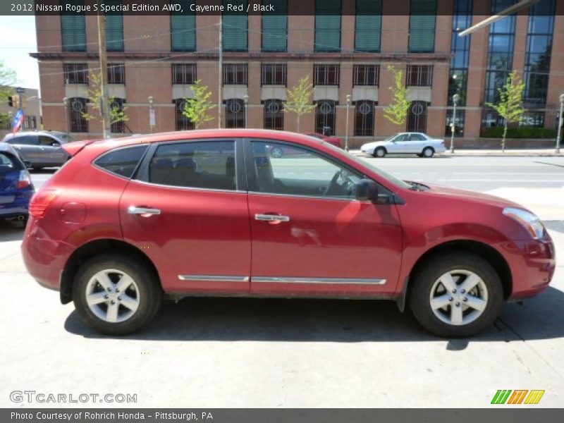 Cayenne Red / Black 2012 Nissan Rogue S Special Edition AWD