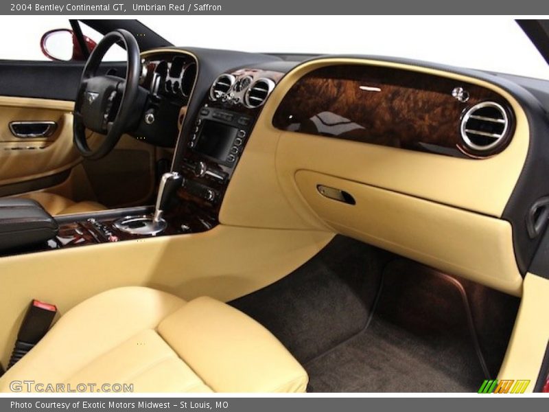 Dashboard of 2004 Continental GT 