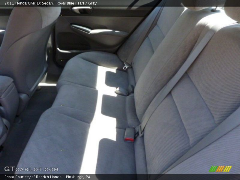 Royal Blue Pearl / Gray 2011 Honda Civic LX Sedan