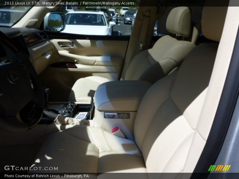 Merury Silver Metallic / Parchment/Mahogany Accents 2013 Lexus LX 570