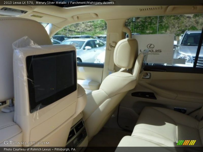 Merury Silver Metallic / Parchment/Mahogany Accents 2013 Lexus LX 570