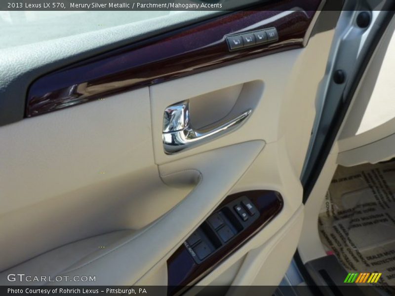 Merury Silver Metallic / Parchment/Mahogany Accents 2013 Lexus LX 570