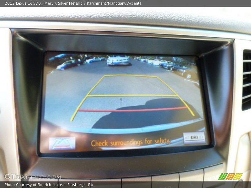 Merury Silver Metallic / Parchment/Mahogany Accents 2013 Lexus LX 570