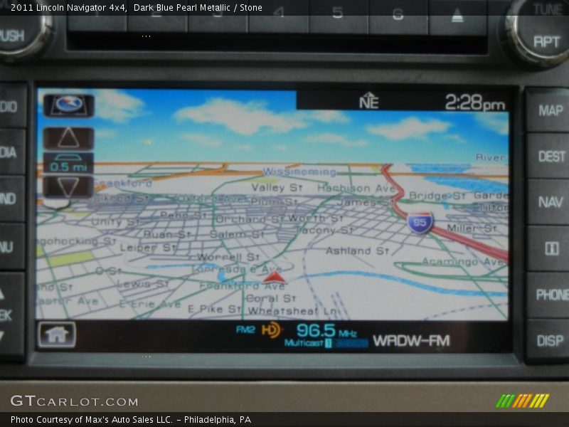 Dark Blue Pearl Metallic / Stone 2011 Lincoln Navigator 4x4