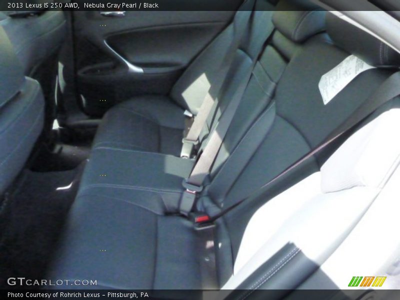Nebula Gray Pearl / Black 2013 Lexus IS 250 AWD