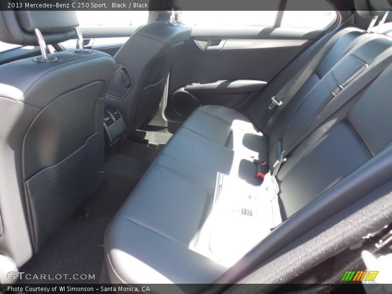 Black / Black 2013 Mercedes-Benz C 250 Sport