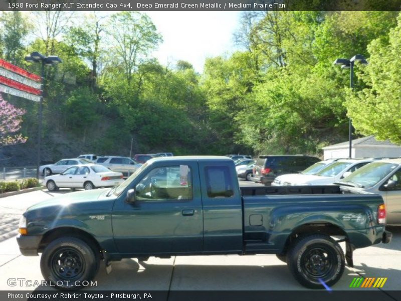  1998 Ranger XLT Extended Cab 4x4 Deep Emerald Green Metallic