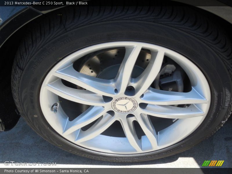 Black / Black 2013 Mercedes-Benz C 250 Sport