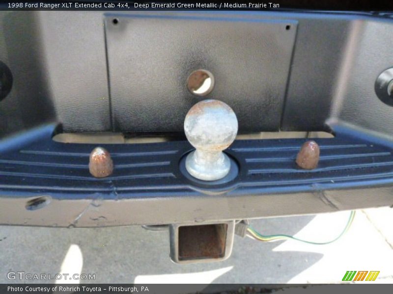 Deep Emerald Green Metallic / Medium Prairie Tan 1998 Ford Ranger XLT Extended Cab 4x4