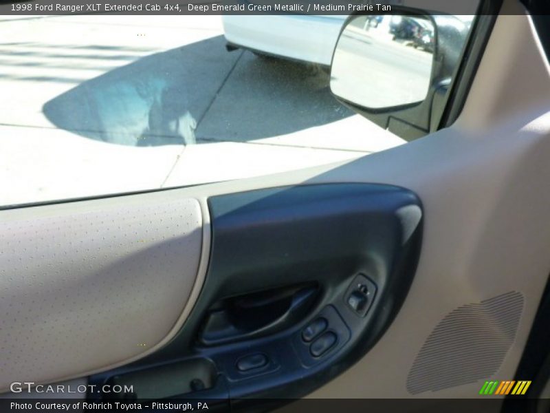Deep Emerald Green Metallic / Medium Prairie Tan 1998 Ford Ranger XLT Extended Cab 4x4