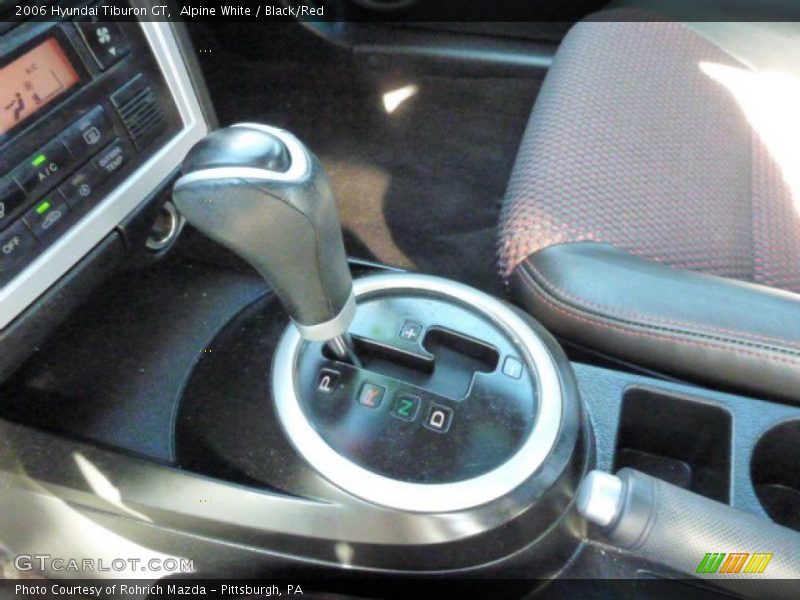 Alpine White / Black/Red 2006 Hyundai Tiburon GT