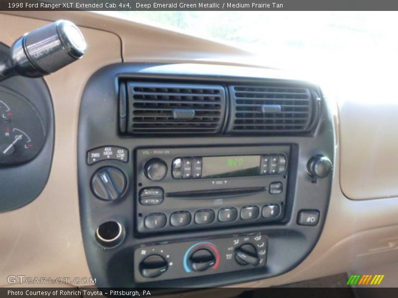 Controls of 1998 Ranger XLT Extended Cab 4x4
