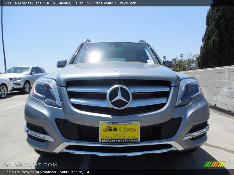 Palladium Silver Metallic / Grey/Black 2013 Mercedes-Benz GLK 350 4Matic